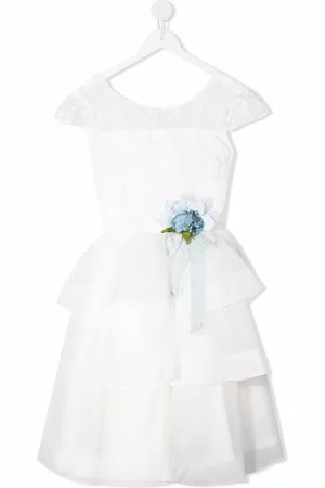 Mimilù Flower-applique detail dress