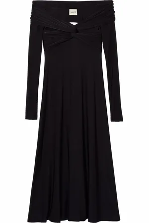 Khaite Cerna off-shoulder midi dress