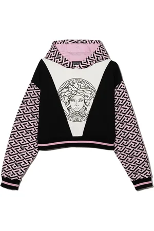 VERSACE Medusa-print cotton hoodie