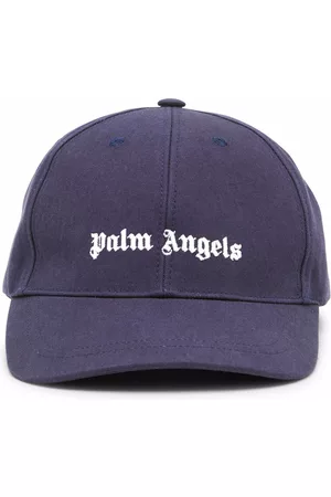 Palm Angels Kids BASEBALL CAP NAVY WHITE