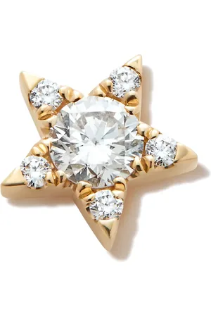 Maria Tash 18kt yellow Star stud earring