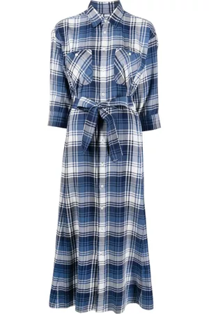 Ralph Lauren Women Casual Dresses - Tartan-checked shirt dress