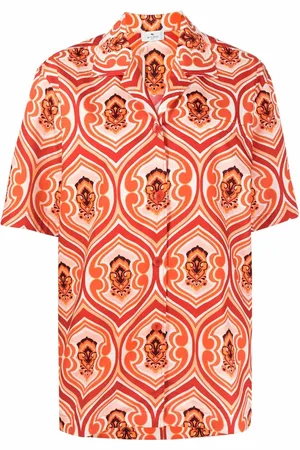 Etro Motif-print cotton shirt