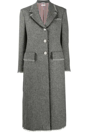 Thom Browne RWB-stripe coat