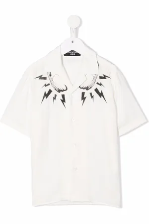 Neil Barrett Thunderbolt short-sleeve shirt