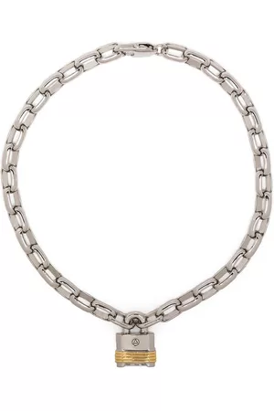 NORTHSKULL Men Bracelets & Bangles - Two-tone padlock bracelet