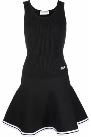 Sonia by Sonia Rykiel Logo-embroidered knitted dress