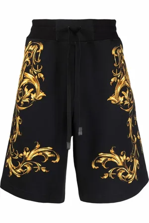 VERSACE Baroque pattern-print shorts