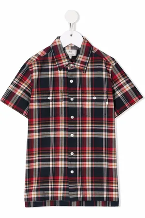 Woolrich Check-print organic-cotton shirt