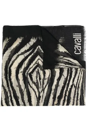 Roberto Cavalli Zebra-print scarf