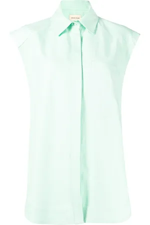 Loulou Studio Sleeveless linen shirt
