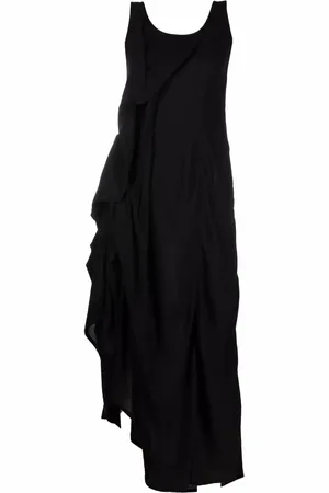 YOHJI YAMAMOTO Ruffle-trim detail dress