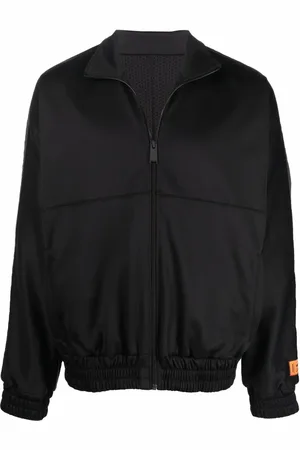Heron Preston Logo-stripe zipped track jacket