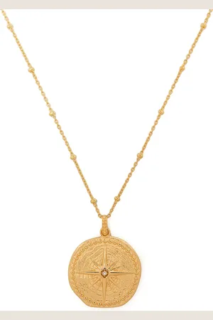 Dower and Hall True North -plated necklace
