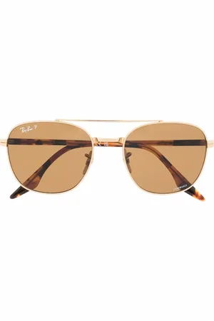 Ray-Ban Tortoise aviator-frame sunglasses