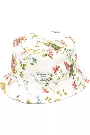 Roberto Cavalli Junior Floral-print bucket hat