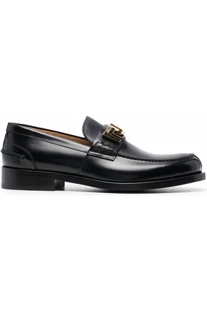 VERSACE Greca leather loafers