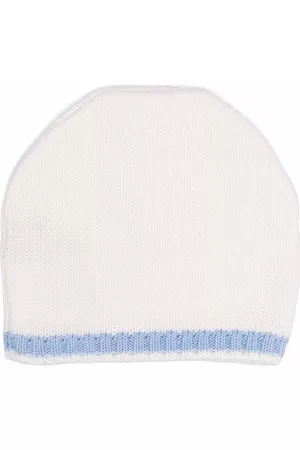 LA STUPENDERIA Contrast-detail knitted beanie