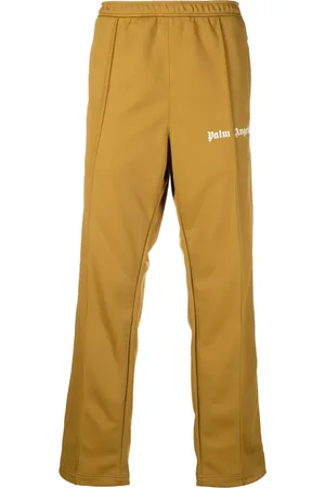 Palm Angels Logo-print straight-leg trousers