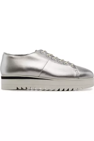 Onitsuka Tiger Metallic lace-up leather shoes