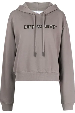OFF-WHITE Rhinestone-embellished logo hoodie