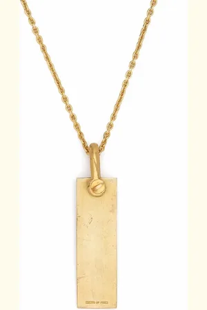 PARTS OF FOUR Plate-pendant necklace