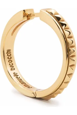 EMANUELE BICOCCHI Pyramid-stud hoop earring