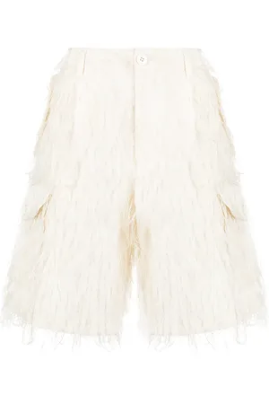 UNDERCOVER Fringed cargo shorts