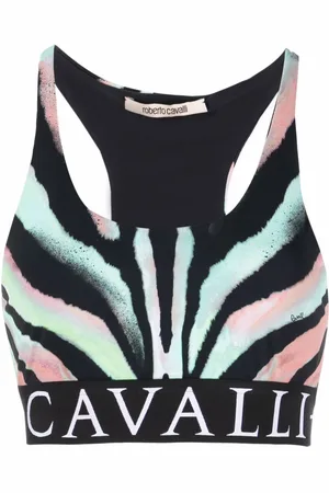 Roberto Cavalli Zebra stripe tank top