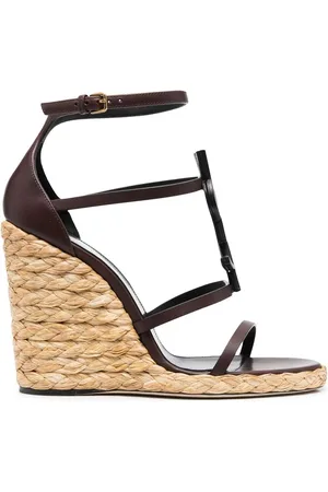 Saint Laurent Cassandra 105 wedge sandals