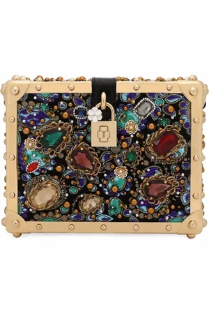 Dolce & Gabbana Jacquard Dolce Box top-handle bag