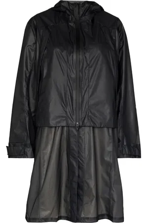 Y-3 Hooded midi raincoat