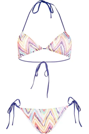 Missoni Zigzag-knit bikini
