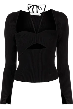 Simkhai Alexia cut-out ribbed top