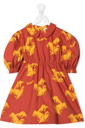 REJINA PYO Nora Mount-print organic cotton dress