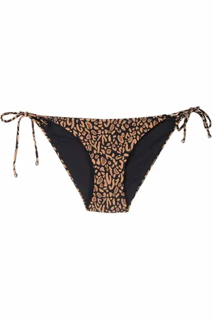 Nanushka Animal-print tie-fastening bikini bottoms