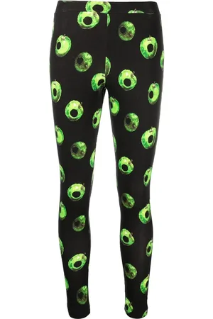 UNDERCOVER Apple-print cotton leggings