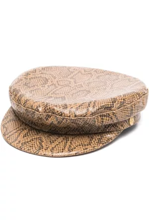 Manokhi Women Caps - Snakeskin print cap