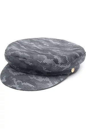 Manokhi Printed baker boy hat