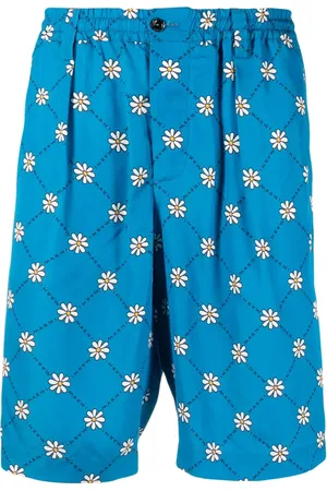 Marni Daisy-print track shorts