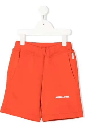 save the duck Logo-print cotton track shorts