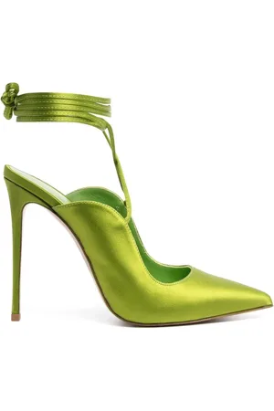 LE SILLA Ivy 120mm slingback satin pumps