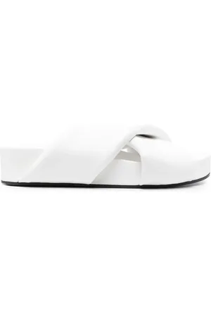 Jil Sander Crossover-strap slip-on sandals