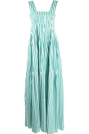 Plan C Stripe-print maxi dress