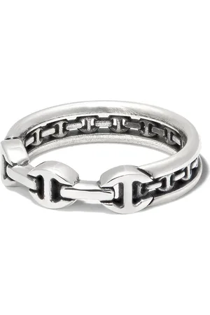 HOORSENBUHS Sterling chain-link ring