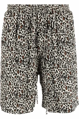 Nanushka Leopard-print track shorts
