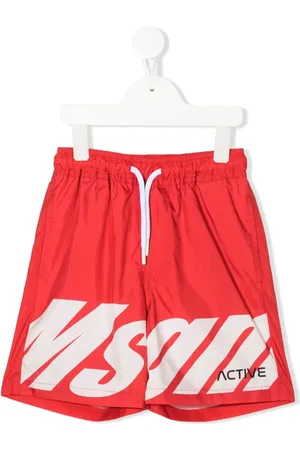 Msgm Logo-print track shorts