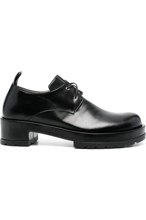 SAPIO Lace-up leather derby shoes