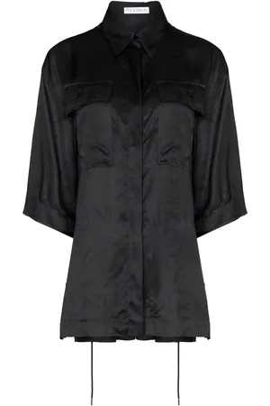 J.W.Anderson Logo-print drawstring shirt