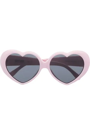 Moschino Heart-shaped frame sunglasses